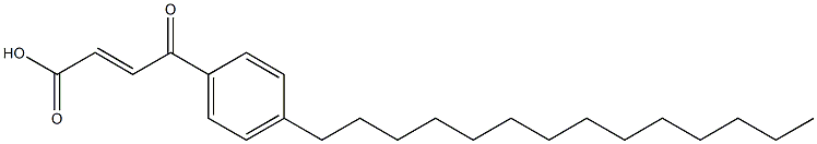 3-(4-Tetradecylbenzoyl)acrylic acid Struktur