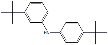 3-tert-Butylphenyl-4-tert-butylphenylamine Struktur