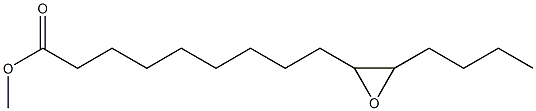 10,11-Epoxypentadecanoic acid methyl ester Struktur