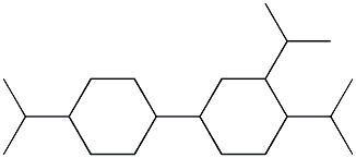 3,4,4'-Triisopropyl-1,1'-bicyclohexane Struktur