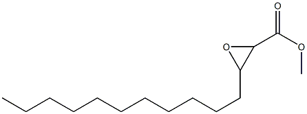 2,3-Epoxytetradecanoic acid methyl ester Struktur