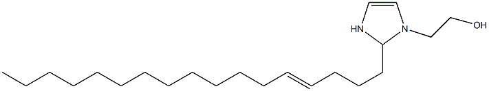 2-(4-Heptadecenyl)-4-imidazoline-1-ethanol Struktur