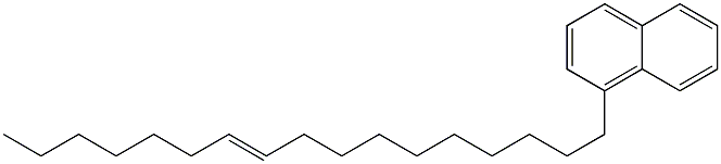 1-(10-Heptadecenyl)naphthalene Struktur