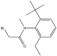 2-Bromo-N-(2-tert-butyl-6-ethylphenyl)-N-methylacetamide Struktur