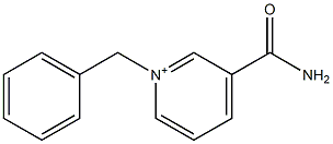 1-Benzylpyridinium-3-carboxamide Struktur