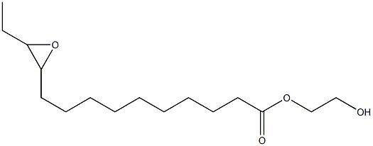 11,12-Epoxymyristic acid 2-hydroxyethyl ester Struktur