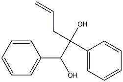 1,2-Diphenyl-4-pentene-1,2-diol Struktur