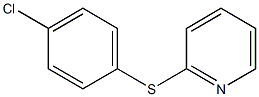 4-Chlorophenyl 2-pyridyl sulfide Struktur