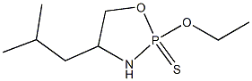 2-Ethoxy-4-(2-methylpropyl)-1,3,2-oxazaphospholidine 2-sulfide Struktur