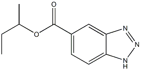 1H-Benzotriazole-5-carboxylic acid (1-methylpropyl) ester Struktur