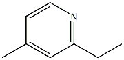 2-Ethyl-4-methylpyridine Struktur