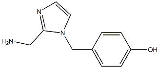 1-(4-Hydroxybenzyl)-1H-imidazole-2-methanamine Struktur