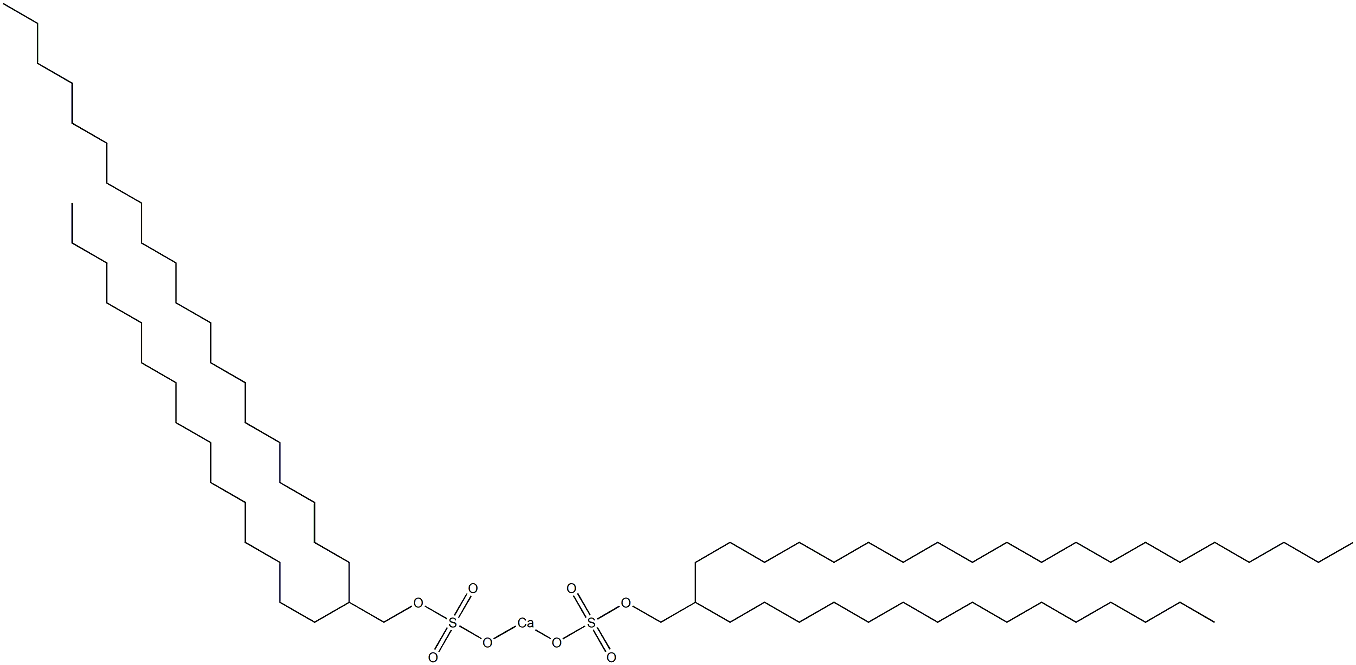 Bis(2-pentadecyldocosyloxysulfonyloxy)calcium Struktur