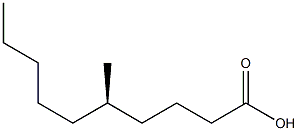 (R)-5-Methyldecanoic acid Struktur