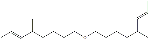 [(E)-1-Methyl-2-butenyl]butyl ether Struktur