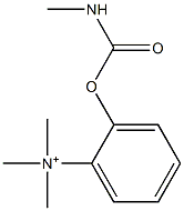 2-[[(Methylamino)carbonyl]oxy]-N,N,N-trimethylbenzenaminium Struktur