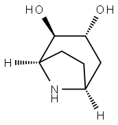 (1R,2R,3R,5S)-8-Azabicyclo[3.2.1]octane-2,3-diol Struktur