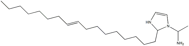 1-(1-Aminoethyl)-2-(9-heptadecenyl)-4-imidazoline Struktur