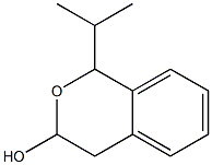 1-Isopropyl-3,4-dihydro-1H-2-benzopyran-3-ol Struktur