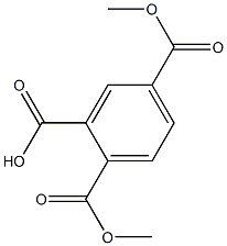 1,2,4-Benzenetricarboxylic acid hydrogen 1,4-dimethyl ester Struktur