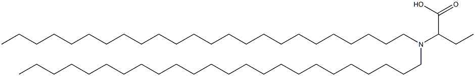 2-(Ditetracosylamino)butyric acid Struktur