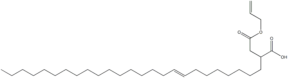 2-(8-Pentacosenyl)succinic acid 1-hydrogen 4-allyl ester Struktur