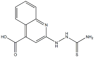 2-[(Thioureido)amino]quinoline-4-carboxylic acid Struktur