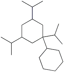 1,3,5-Triisopropyl-1,1'-bicyclohexane Struktur