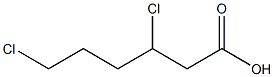 3,6-Dichlorohexanoic acid Struktur