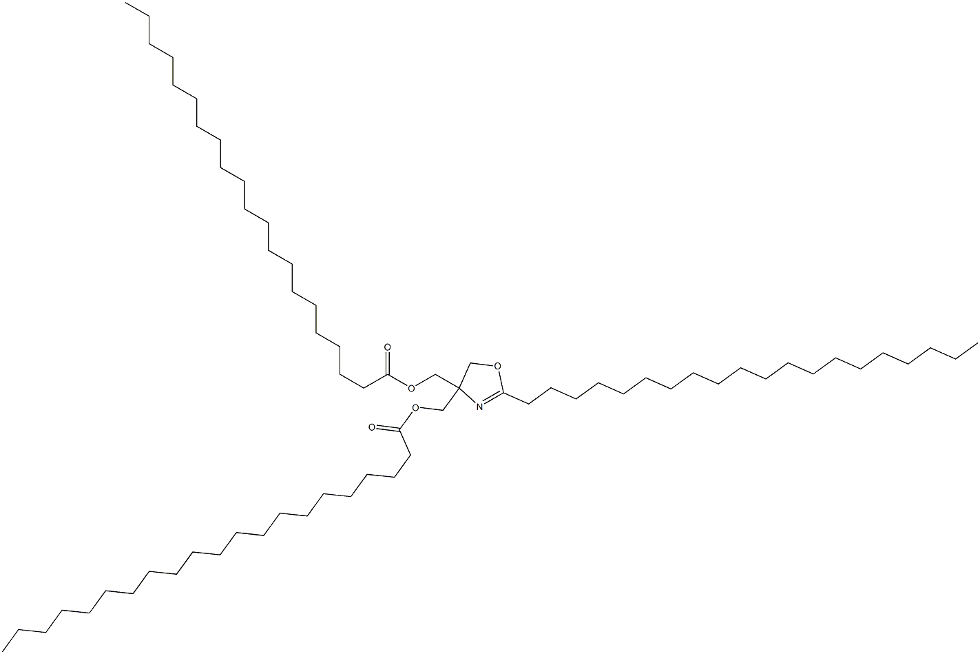 2-Icosyl-2-oxazoline-4,4-dimethanol dihenicosanoate Struktur