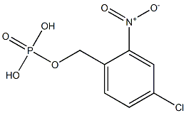 2-Nitro-4-chlorophenyl(methyl) phosphate Struktur