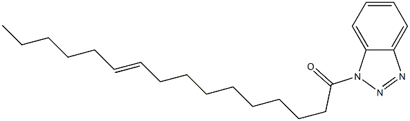 1-(10-Hexadecenoyl)-1H-benzotriazole Struktur