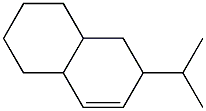 1,2,3,4,4a,5,6,8a-Octahydro-6-isopropylnaphthalene Struktur