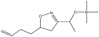 3-[1-(Trimethylsilyloxy)ethyl]-5-(3-butenyl)-2-isoxazoline Struktur