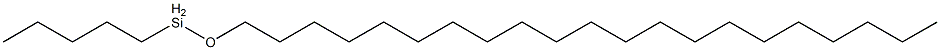 Pentyl(henicosyloxy)silane Struktur