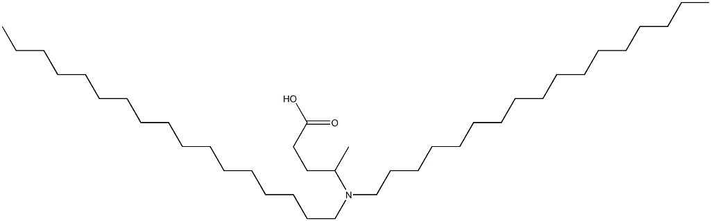 4-(Diheptadecylamino)valeric acid Struktur