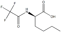 [R,(+)]-2-[(Trifluoroacetyl)amino]hexanoic acid Struktur