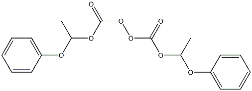 ペルオキシ二炭酸ジ(1-フェノキシエチル) 化學(xué)構(gòu)造式