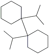 1,1'-Diisopropyl-1,1'-bicyclohexane Struktur