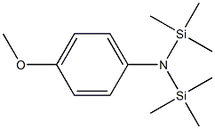 N,N-Bis(trimethylsilyl)-p-anisidine Struktur