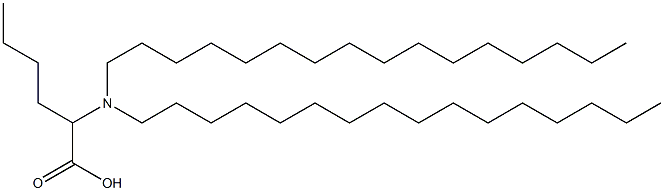 2-(Dihexadecylamino)hexanoic acid Struktur