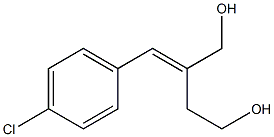 2-[(E)-(4-Chlorophenyl)methylene]butane-1,4-diol Struktur