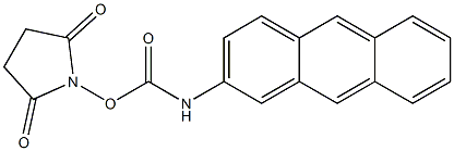 (2-Anthryl)carbamic acid succinimidyl ester Struktur