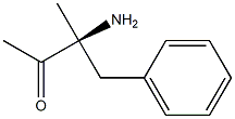 [S,(-)]-3-Amino-3-methyl-4-phenyl-2-butanone Struktur