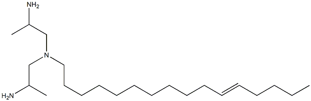 1,1'-(11-Hexadecenylimino)bis(2-propanamine) Struktur