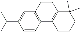 1,2,3,4,9,10-Hexahydro-7-isopropyl-1,1-dimethylphenanthrene Struktur