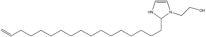 2-(16-Heptadecenyl)-4-imidazoline-1-ethanol Struktur