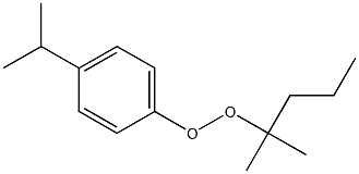 4-Isopropylphenyl 1,1-dimethylbutyl peroxide Struktur