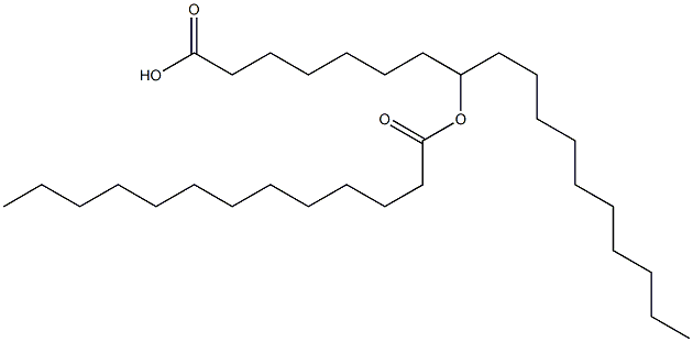 8-Tridecanoyloxyoctadecanoic acid Struktur