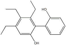 4,5,6-Triethyl-1,1'-biphenyl-2,2'-diol Struktur